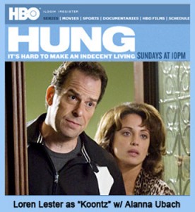 Loren Lester as Howard Koontz, recurring on HBO's HUNG